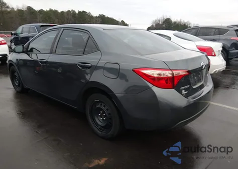 2017 Toyota Corolla Le z USA, uszkodzony, nr VIN 2T1BURHE4HC848773